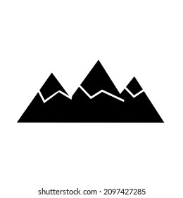 icon design, mountain shape illustration