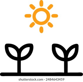 icon design of the nature