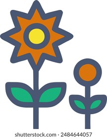 icon design of the nature