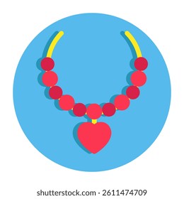 An icon design of necklace