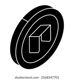 An icon design of neo coin