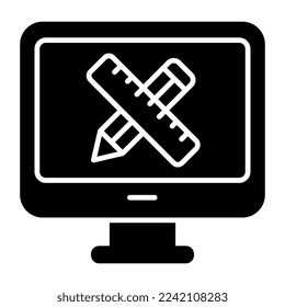 An icon design of online geometric tools 