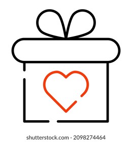Ein Icon-Design für Online-Geschenke 

