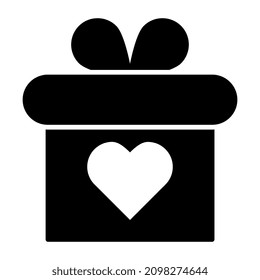 An icon design of online gift 

