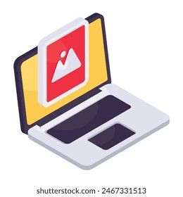 An icon design of online landscape
