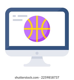 Un diseño de icono de coincidencia en línea 