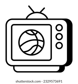 An icon design of online match 