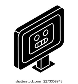 An icon design of online robot
