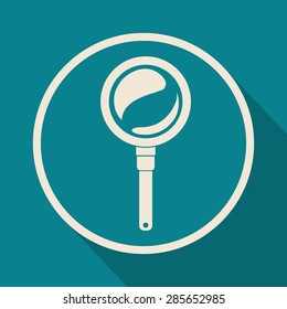 Icon design over blue background, vector illustration