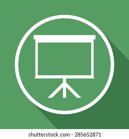 Icon design over green background, vector illustration