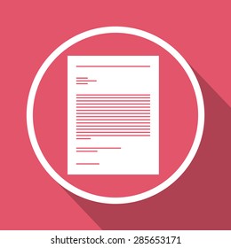 Icon design over pink background, vector illustration