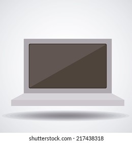 Icon design over white background, vector illustration