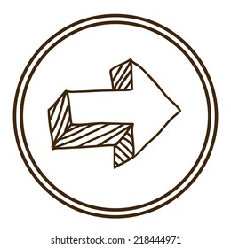 Icon design over white background, vector illustration