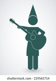 Icon design over white background, vector illustration