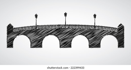 Icon design over white background, vector illustration