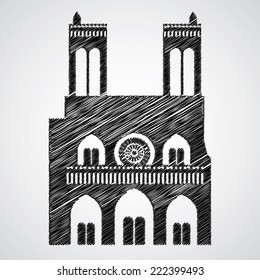 Icon design over white background, vector illustration