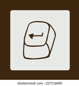Icon design over white background, vector illustration