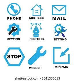 
Icon Design phone gmail setting and other icon 