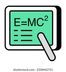 An icon design of physics formula 