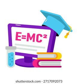 An icon design of physics formula 