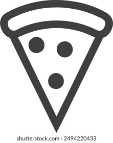 icon design of pizza slice