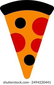 icon design of pizza slice