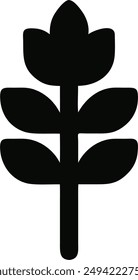 icon design of a plant