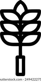 icon design of a plant