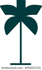 icon design of a plant