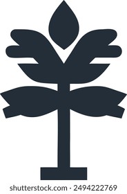 icon design of a plant