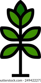 icon design of a plant