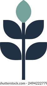 icon design of a plant