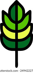 icon design of a plant