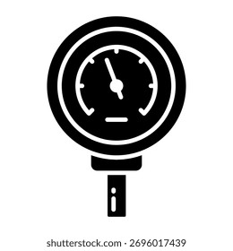 An icon design of pressure meter 