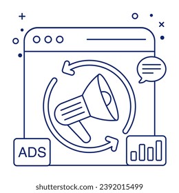 An icon design of promotion update 

