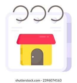 Un diseño de icono de la programación de propiedades

