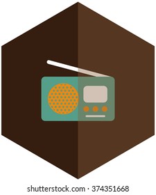 icon Design radio for Web and Mobile
