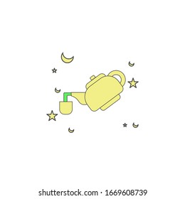 diseño icono del icono de ramadan pitcher