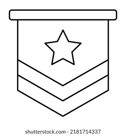 Un diseño de icono de la placa de clasificación