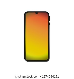 diseño de iconos con forma de smartphone realista