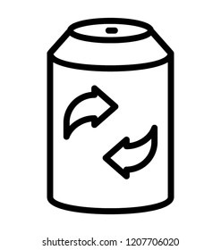 Icon design of recycle container