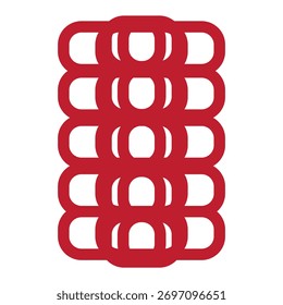 Icon design in red colour