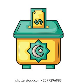 Icon design sadaqah. Vector design