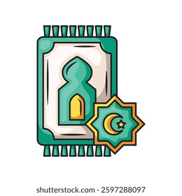 Icon design sajadah. Vector design