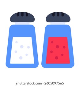 An icon design of salt pots