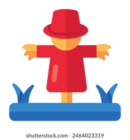 An icon design of scarecrow