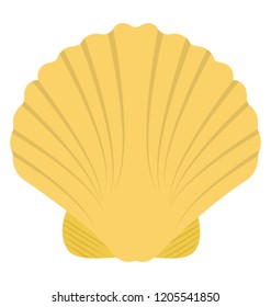 
Icon design of a seashell
