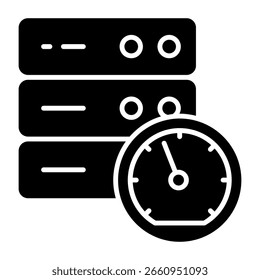 An icon design of server history