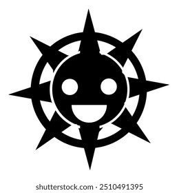 Symboldesign für die Form eines Virus