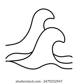 Ein Ikonendesign des Hais

